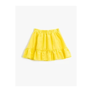 Koton Frilled Mini Skirt with Elastic Waist