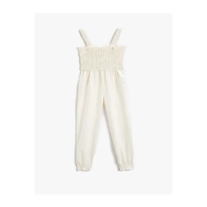 Koton Linen Blended Overalls With Straps