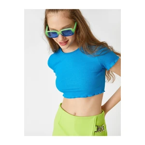 Koton Crop T-Shirt Short Sleeve