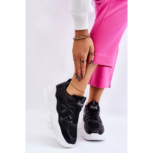 Classic sneakers on the platform black Larec