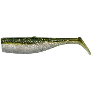 Savage gear gumová nástraha minnow tail green silver 5 ks -  8 cm 6 g