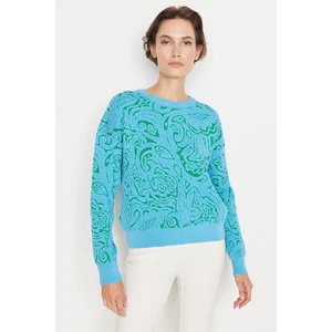 Trendyol Sweater - Blue - Regular fit