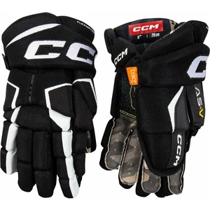 CCM Hoki kesztyű Tacks AS-V JR 12 Black/White