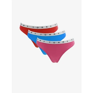 Tommy Hilfiger 3 PACK - dámská tanga UW0UW02521-0RZ M