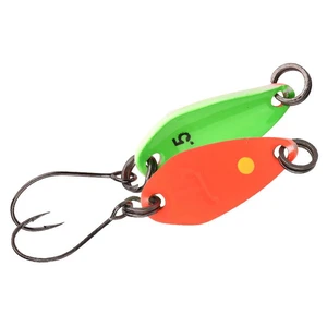 Spro plandavka trout master incy spoon orange green - 2,5 g