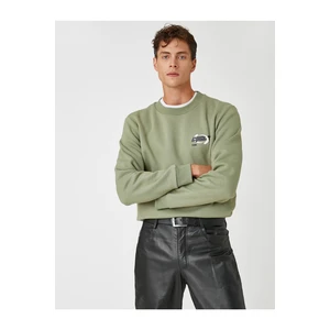 Koton Sweatshirt - Green - Regular fit