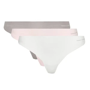 Tommy Hilfiger 3 PACK - dámská tanga UW0UW03872-0W5 M