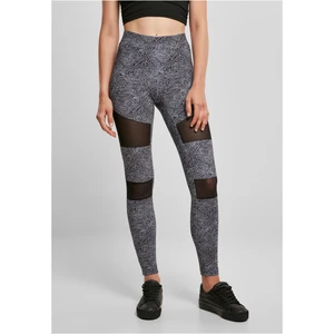 Women's Tech Mesh Leggings AOP Black