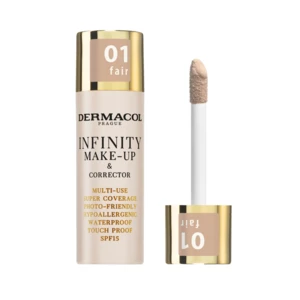 Dermacol Infinity vysoko krycí make-up SPF 15 odtieň 01 Fair 20 g