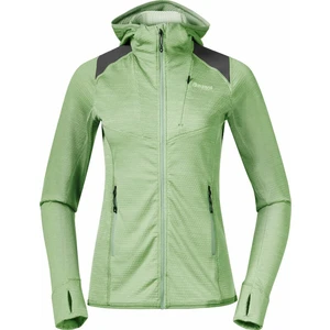 Bergans Rabot Active Mid Hood Women Light Jade Green XS Sudadera con capucha para exteriores