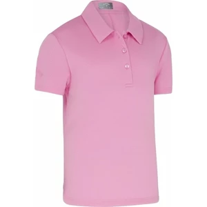 Callaway Youth Micro Hex Swing Tech Polo Pink Sunset M