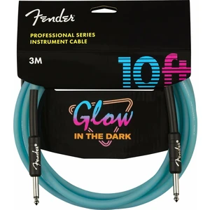 Fender Professional Glow in the Dark Niebieski 3 m Prosty - Prosty