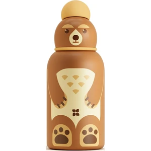 Waterdrop Steel Toddler fľaša na vodu z nehrdzavejúcej ocele pre deti Bear 400 ml