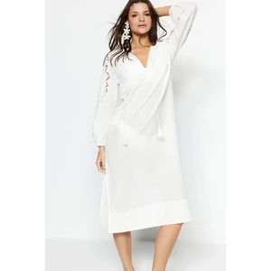 Trendyol Kimono & Caftan - White - Regular fit