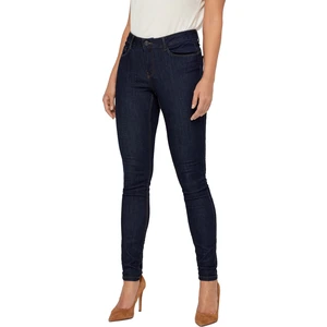 Vero Moda Dámske džínsy VMSEVEN Skinny fit 10183948 Dark Blue Denim S / 32