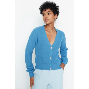 Trendyol Cardigan - Blue - Regular fit