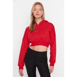 Trendyol Sweatshirt - Red - Regular fit