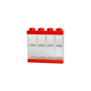 LEGO Sběratelská skříňka na 8 minifigurek červená