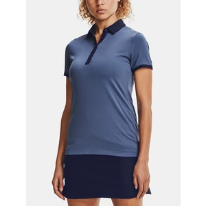 Under Armour UA Zinger SS Novelty Polo Dámské funkční triko 1361913-470 Mineral Blue M