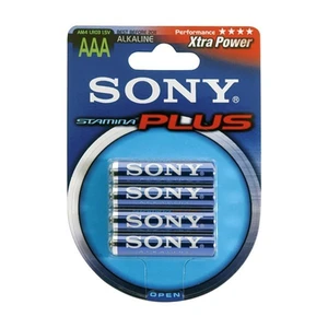 Alkáli micro ceruzaelem AAA(LR03), SONY AM4B4D Stamina Plus, 4 db