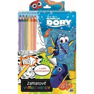 Zamatové vymaľovanky Hľadá sa Dory [Papírenské zboží]