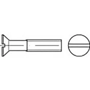 Zápustné skrutky TOOLCRAFT TO-6862407, N/A, M3, 20 mm, mosaz, 200 ks