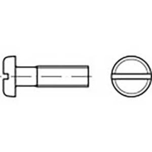 Šrouby s plochou kulatou hlavou TOOLCRAFT TO-6853383, N/A, M5, 10 mm, Ušlechtilá ocel V2A , 200 ks