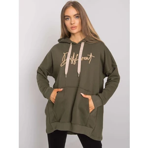 Fallon Khaki Kangaroo Sweatshirt