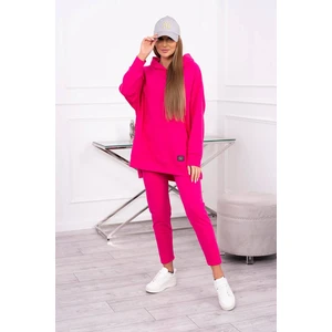 Fuchsia Sweatshirt Set