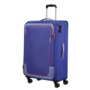 American Tourister Látkový cestovní kufr Pulsonic EXP XL 113/122 l - fialová