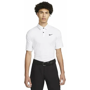 Nike Dri-Fit Tour Mens Solid Golf White/Black M Polo