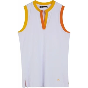 J.Lindeberg Aurora Sleeveless White XL Koszulka Polo