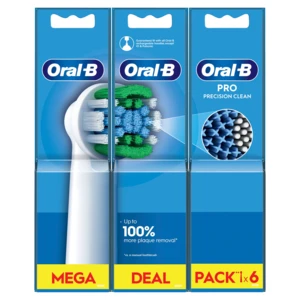 Oral B PRO Precision Clean náhradné hlavice na zubnú kefku 6 ks