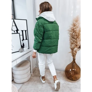 Women's quilted winter jacket SPACE green Dstreet