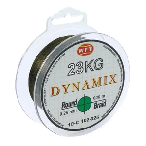 Wft splietaná šnúra round dynamix kg zelená - 300 m 0,10 mm 10 kg