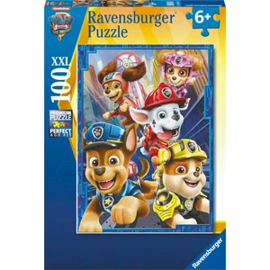 Ravensburger puzzle Tlapková patrola Hrdinští psi 100 XXL dílků