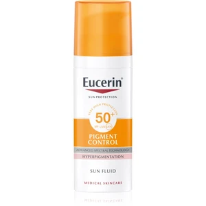 Eucerin Emulze na opalování na obličej s depigmentačním účinkem Pigment Control SPF 50+ (Pigment Control Sun Fluid) 50 ml