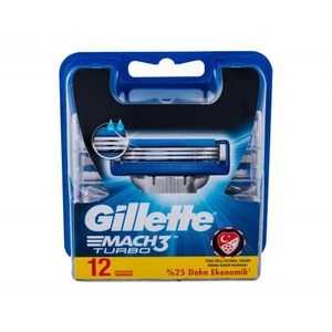 Gillette Mach3 Turbo 12 ks náhradné ostrie pre mužov