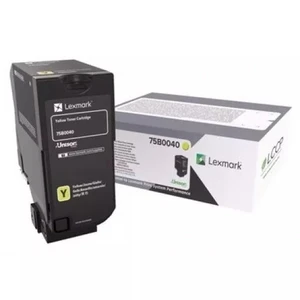 Lexmark 75B0040, yellow, 10000 str., high capacity, originálny toner