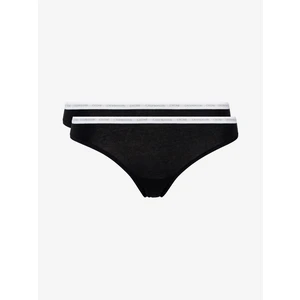 Calvin Klein 2 PACK - dámska tangá CK One QD3788E-001 L