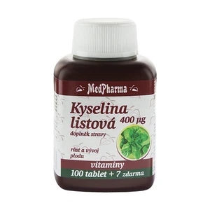 Kyselina Listová 400 µg 107 tbl,Kyselina Listová 400 µg 107 tbl