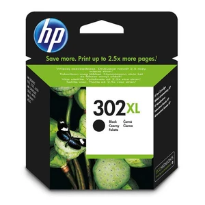 HP 302XL F6U68AE černá (black) originální inkoustová cartridge