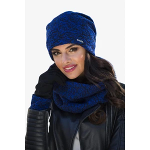 Kamea Woman's Set Hat&Scarf K.17.254.12 Navy Blue