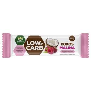 Topnatur Low Carb Tyčinka 40 g variant: kokos - malina