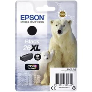 Náplň do tlačiarne Epson T2621, 26XL C13T26214012, čierna