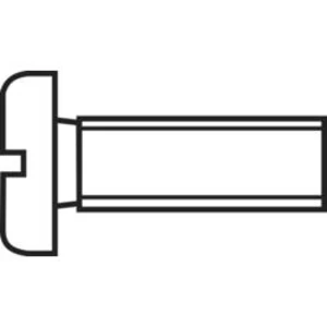 Cylindrické šrouby Toolcraft, DIN 84, 20 ks, M1,6, 6 mm