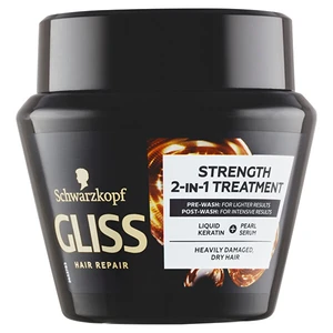 Schwarzkopf Gliss Strength 2-IN-1 Treatment posilující maska pro suché a poškozené vlasy 300 ml