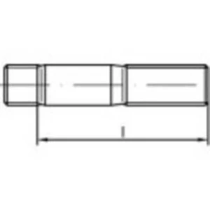 Šrouby závrtné TOOLCRAFT 1065140, N/A, M12, 40 mm, nerezová ocel, 25 ks