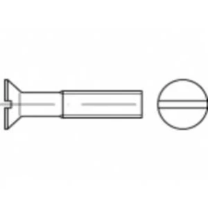 Zápustný šroub TOOLCRAFT TO-5452623, N/A, M6, 16 mm, mosaz, 200 ks