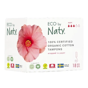 Eco by Naty Dámské tampóny ECO by Naty  - super (18 ks)